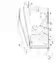 Fig. 09 - Height adjustable feeding trough