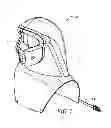 Fig. 07 - Method of donning and testing abrasive blast respirator
