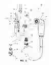 Fig. 04 - Integrated kitchen faucet side spray and diverter