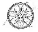 Fig. 01 - Reduced weight wheel configured for use with valve stem and or tire sensor