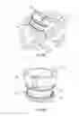 Fig. 17 - SAND PRINTED MOLD PACKAGE FOR CASTING A WHEEL ASSEMBLY HAVING DIRECTIONAL SOLIDIFICATION FEATURES
