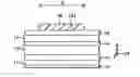 Fig. 01 - Two step method to fabricate small dimension devices for magnetic recording applications
