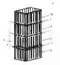 Fig. 01 - Device for orienting a stack of containers