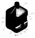 Fig. 24 - Compactable jug and handle