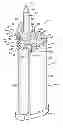 Fig. 01 - Dispensing assembly and method using snap engagement of a mixer and a cartridge