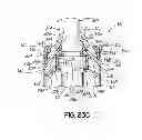 Fig. 20 - Dispensing assembly and method using snap engagement of a mixer and a cartridge