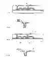 Fig. 10 - Semiconductor device having a gate insulting film with thick portions aligned with a tapered gate electrode