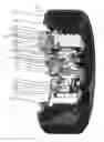 Fig. 01 - Stator holding plate with inverter fastening function
