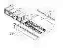 Fig. 01 - SERVER ENCLOSURE WITH SLIDABLE HARD DISK DRIVE BRACKET