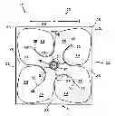 Fig. 01 - STACKED ANTENNA  ASSEMBLY WITH REMOVABLY ENGAGEABLE COMPONENTS