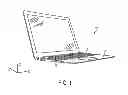 Fig. 02 - Flexible printed circuit having flex tails upon which keyboard keycaps are coupled