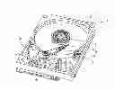 Fig. 01 - Memory disk drive device and resin component therefor