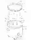 Fig. 10 - Liner with elastic securing mechanism