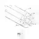 Fig. 02 - OPTICAL FIBER CABLE HAVING SPLINE PROFILED INSULATION