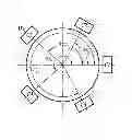 Fig. 01 - METHOD AND A SYSTEM FOR DETERMINING THE ANGULAR POSITION OF A ROTARY ELEMENT, AND A BEARING INCLUDING SUCH A SYSTEM