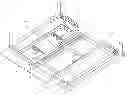 Fig. 01 - Electric bed front motor drive structure