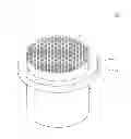 Fig. 01 - Dust collecting honeycomb filter