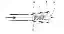 Fig. 01 - Method for determining the flow rate according to the plummet principle and corresponding device