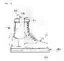 Fig. 02 - Mine detector detachably attached to combat boot
