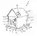 Fig. 01 - Interchangeable Paneled Birdhouses