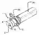 Fig. 01 - Pop-up nozzle, cleaning device and method of operation