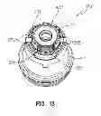 Fig. 13 - Temperature rotational limit stop for a mixing valve