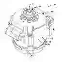 Fig. 01 - 3-PHASE PERMANENT MAGNET MOTOR OR GENERATOR HAVING VARIABLE STATOR TEETH