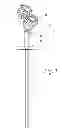Fig. 02 - Ceramic probe rod support assembly