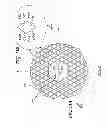 Fig. 28 - Flat semi-transparent ground plane for reducing multipath reception and antenna system