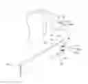 Fig. 01 - Temple Folding Structure on a Pair of Eyeglasses