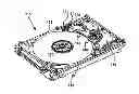 Fig. 01 - Flexible ramp in a hard disk drive