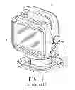 Fig. 02 - PORTABLE SEARCHLIGHT HAVING A REPLACEABLE SEALING LAMP COVER FOR WEATHER RESISTANCE