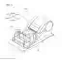 Fig. 02 - Printer with rotary cutter including tape guide on rotary blade