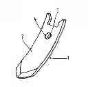 Fig. 01 - USE OF A WEAR-RESISTANT STEEL COMPONENT ESPECIALLY AS THE PLOW OF A CONSTRUCTION MACHINE