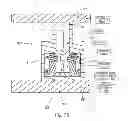 Fig. 10 - Injection mold with fail safe pressure mechanism