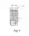 Fig. 07 - Deposition of discrete nanoparticles on a nanostructured surface of an implant