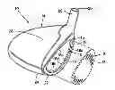 Fig. 01 - Golf club face with cover having roughness pattern