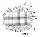 Fig. 08 - Golf club face with cover having roughness pattern