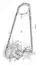 Fig. 03 - Drive arrangement for a bicycle, having a greater difference in the number of teeth between the largest and the smallest rear chain sprocket