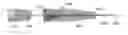Fig. 01 - Directing hub used with vascular blood sampling catheter