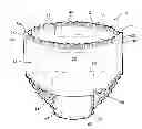 Fig. 01 - Disposable absorbent article with overlapping absorbent assembly secured to front and back panels