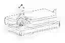 Fig. 01 - METHOD AND SYSTEM FOR KEEPING A SHEET OR LINER FROM RIDING UP OR POPPING OFF A MATTRESS