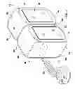 Fig. 05 - Collapsible chamber using an external heat source to dry wigs