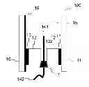 Fig. 01 - Insulated glazing panel comprising at least one internal space containing a layer of an insulating gas and method of manufacturing such a glazing panel