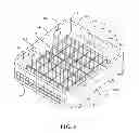 Fig. 06 - Dish rack with integral hydraulic circuit