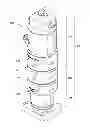 Fig. 01 - ACTUATOR WITH VISUAL INDICATOR SLEEVE