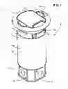Fig. 02 - Recessed poke-through fitting