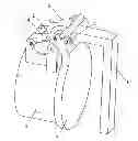 Fig. 01 - Device having a hinged cover and at least one flexible element