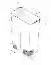 Fig. 01 - Ergonomic Vented Waste Container Apparatus