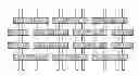 Fig. 01 - Cell layout for SRAM FinFET transistors